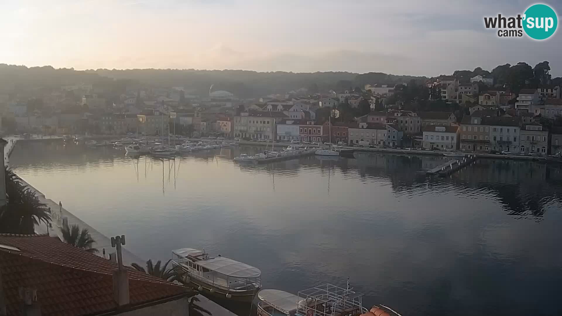 Spletna kamera Mali Lošinj Riva Lošinjskih kapitanov