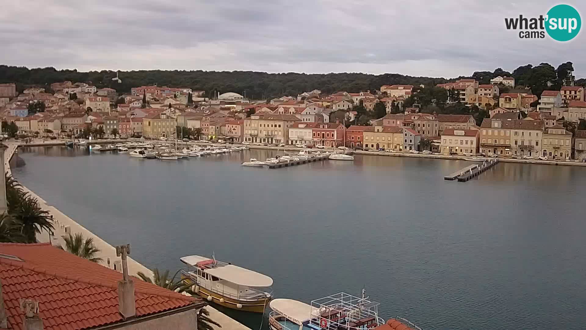 Spletna kamera Mali Lošinj Riva Lošinjskih kapitanov