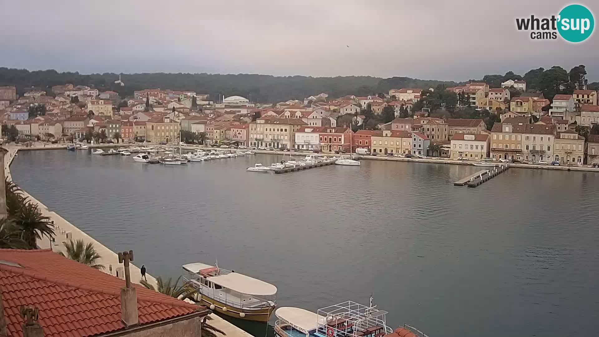 Spletna kamera Mali Lošinj Riva Lošinjskih kapitanov