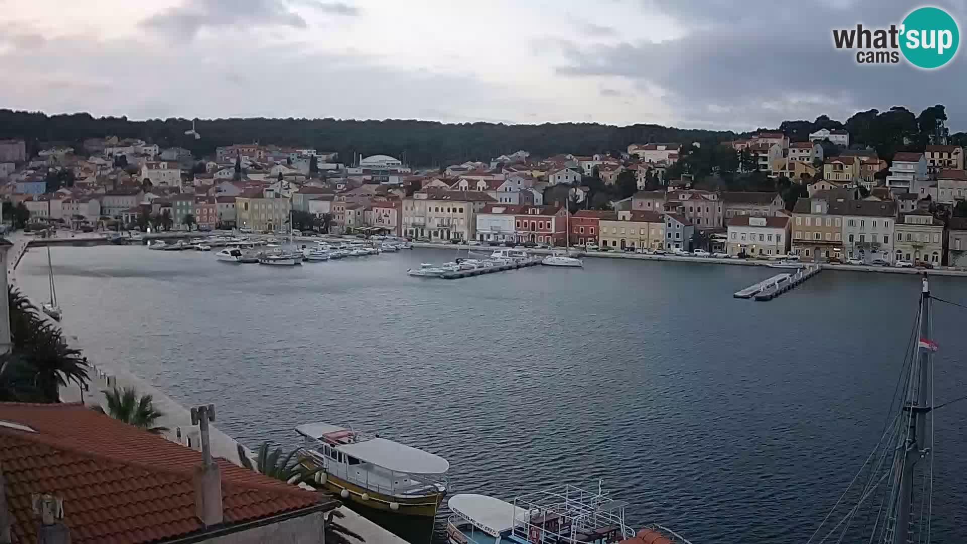 Spletna kamera Mali Lošinj Riva Lošinjskih kapitanov