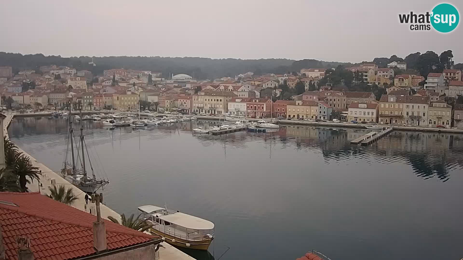 Spletna kamera Mali Lošinj Riva Lošinjskih kapitanov