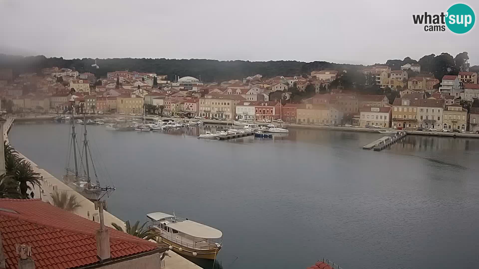 Spletna kamera Mali Lošinj Riva Lošinjskih kapitanov