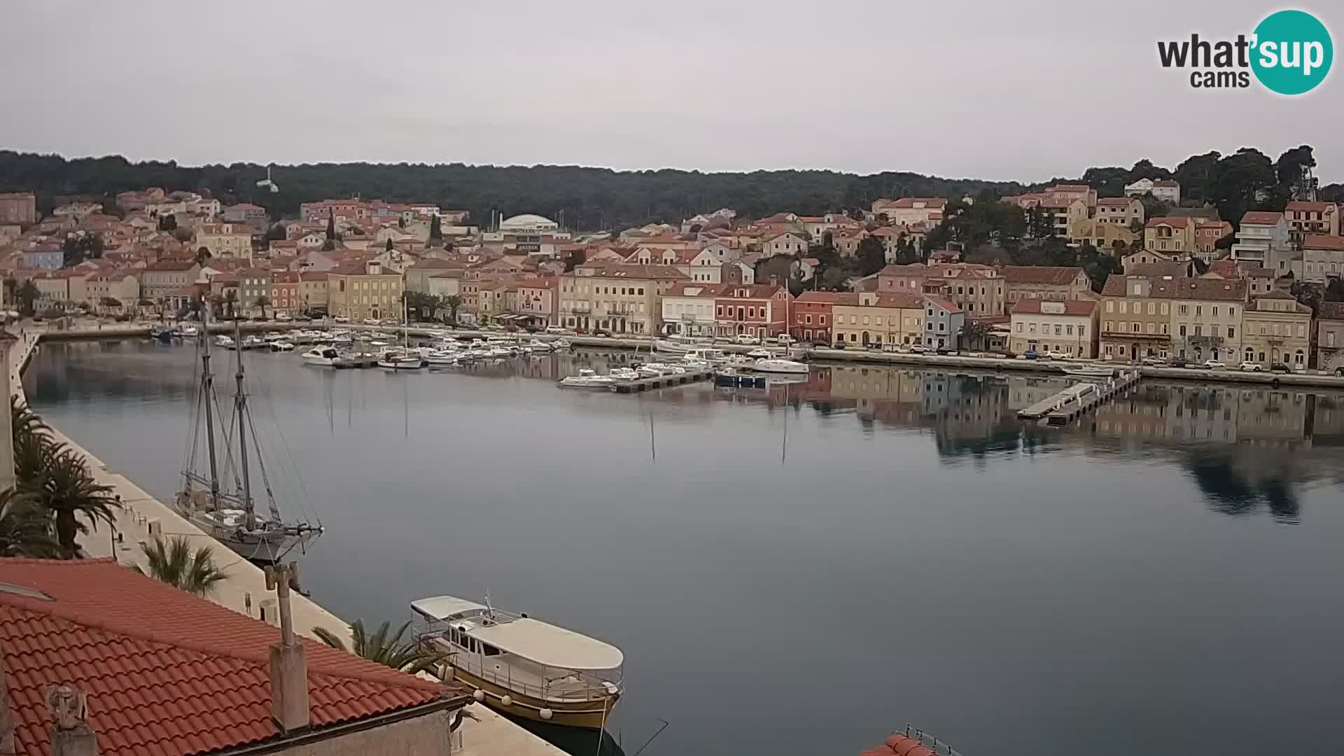 Spletna kamera Mali Lošinj Riva Lošinjskih kapitanov