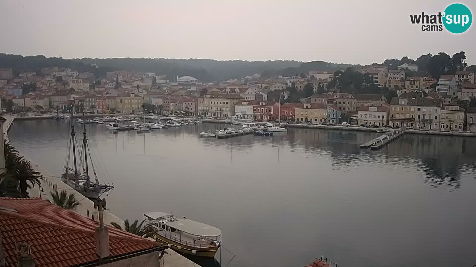 Spletna kamera Mali Lošinj Riva Lošinjskih kapitanov