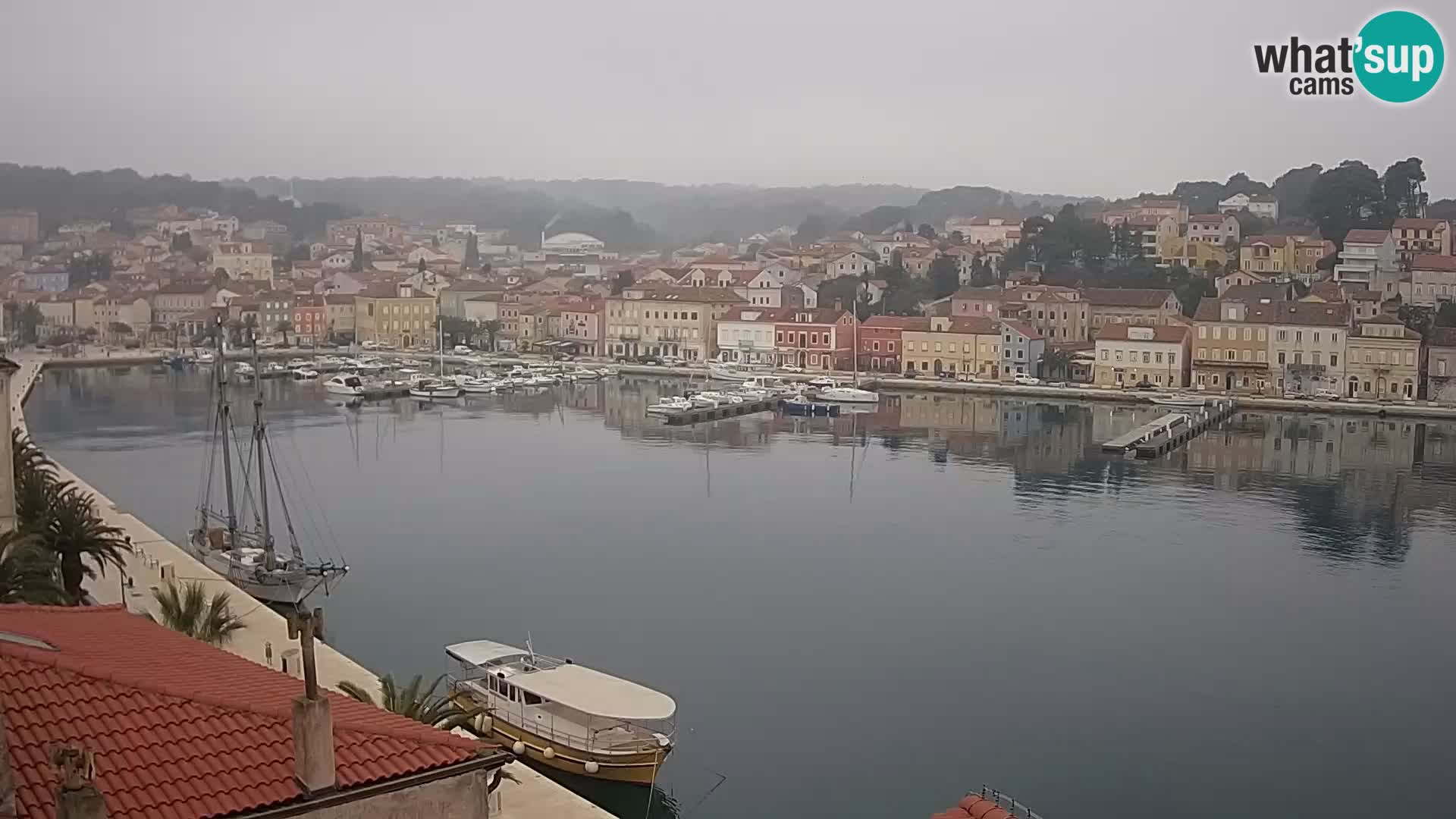 Spletna kamera Mali Lošinj Riva Lošinjskih kapitanov