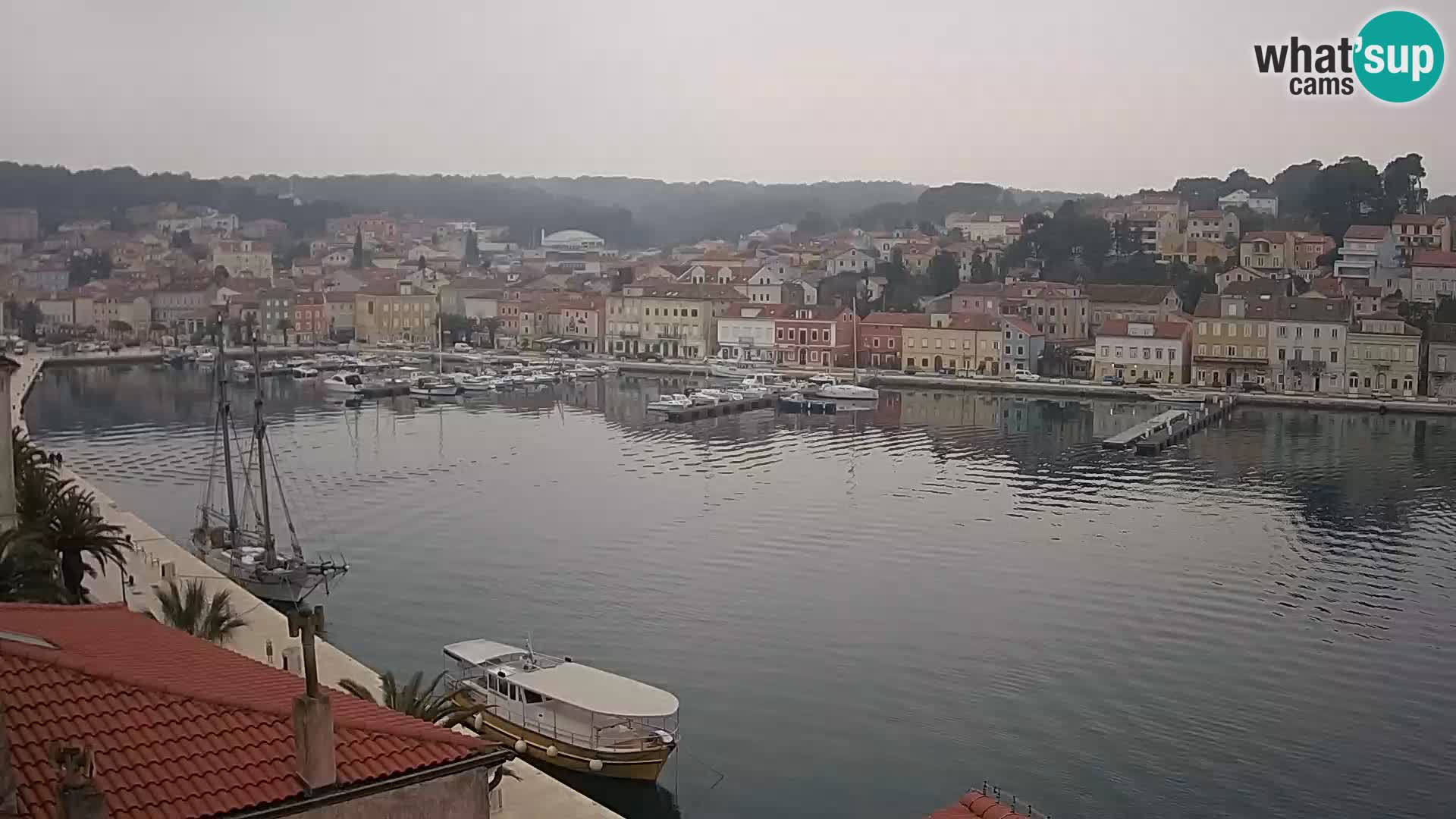 Spletna kamera Mali Lošinj Riva Lošinjskih kapitanov