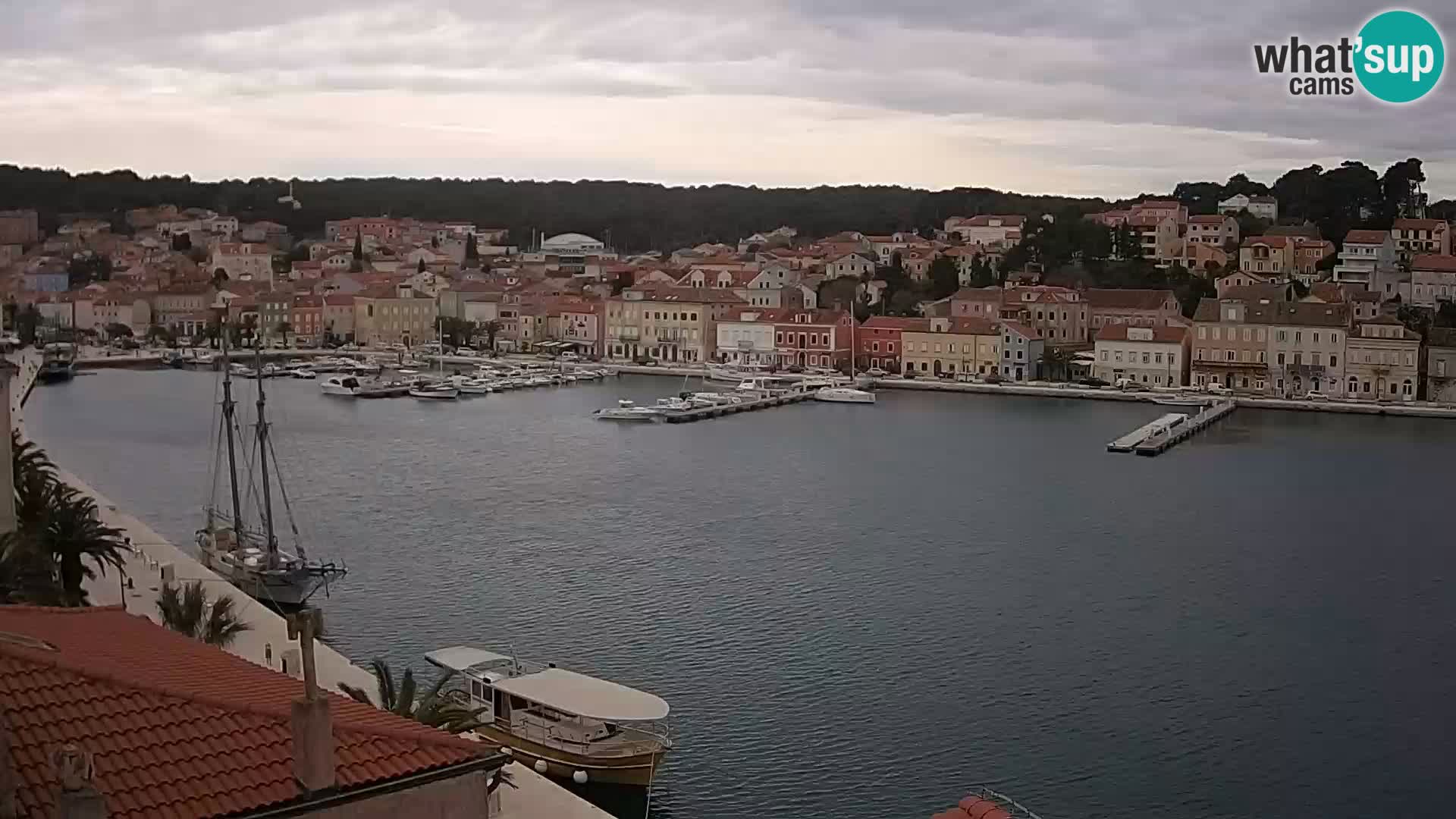 Webkamera Mali Lošinj Riva Lošinjskih kapetana