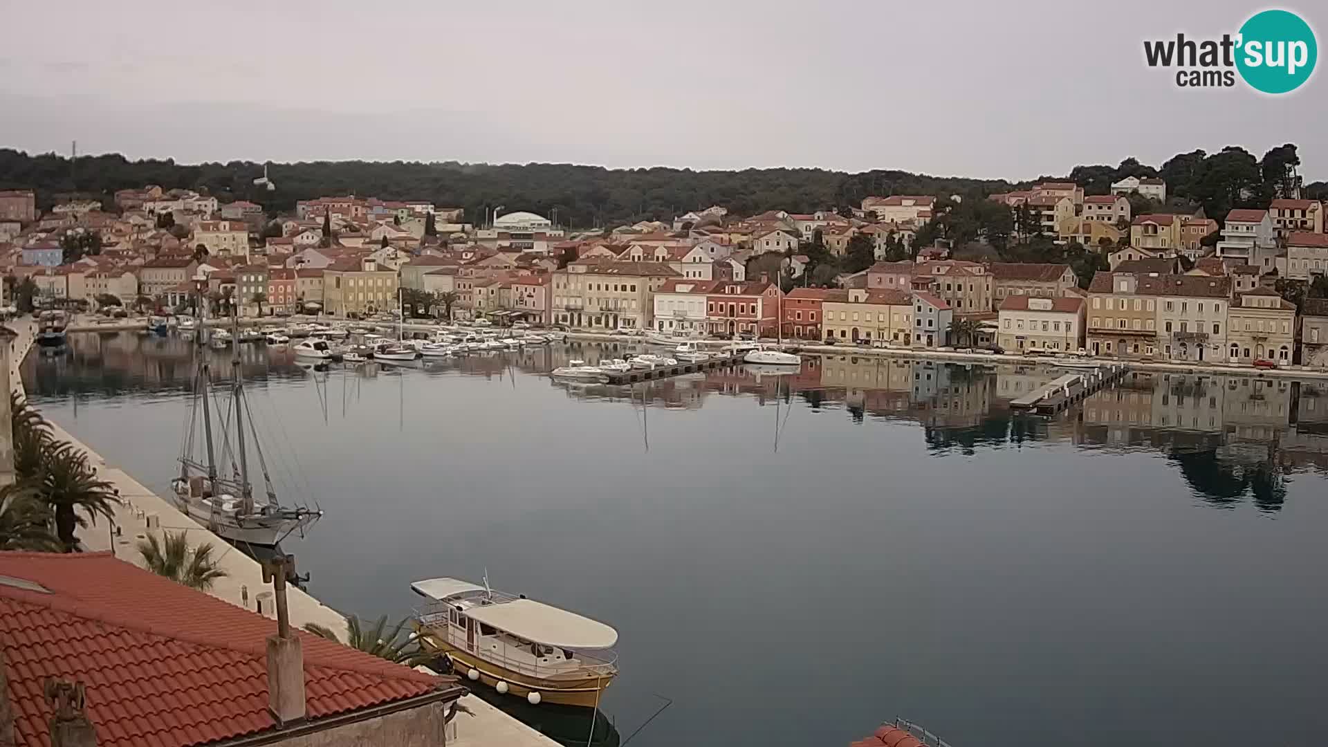 Spletna kamera Mali Lošinj Riva Lošinjskih kapitanov