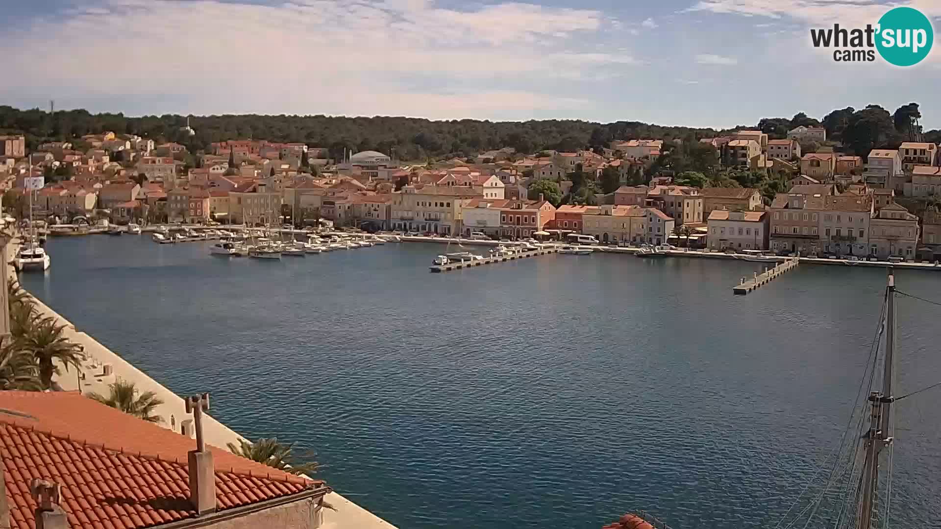 Webcam live – Lussinpiccolo – Riva dei capitani di Lussinpiccolo