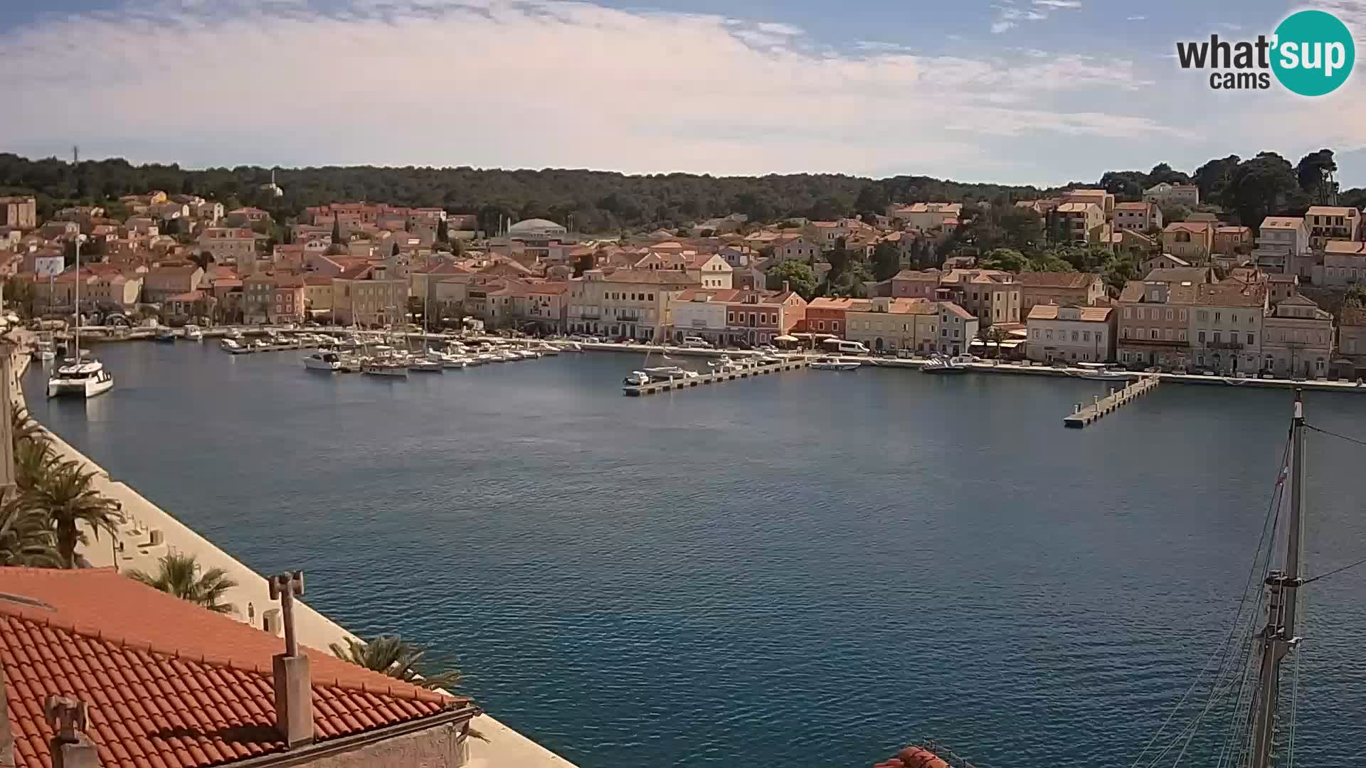 Webcam live – Lussinpiccolo – Riva dei capitani di Lussinpiccolo
