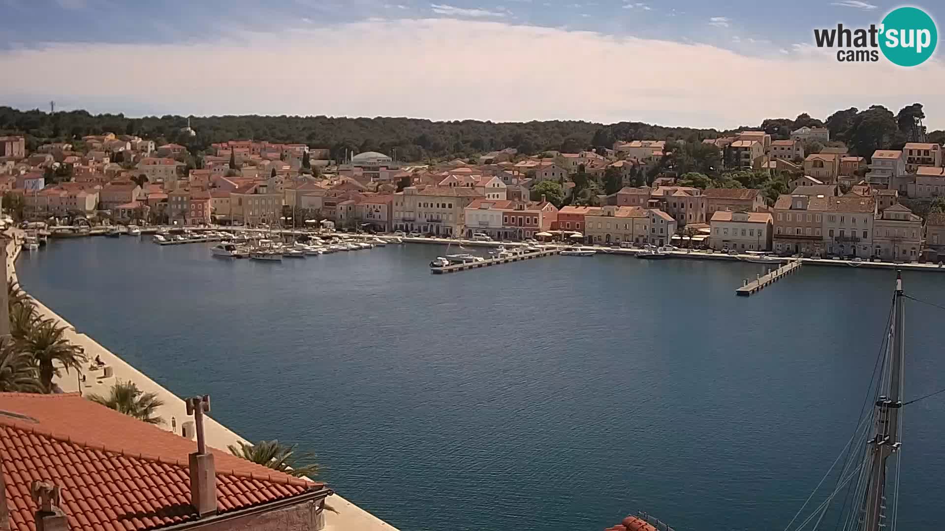 Webcam live – Lussinpiccolo – Riva dei capitani di Lussinpiccolo