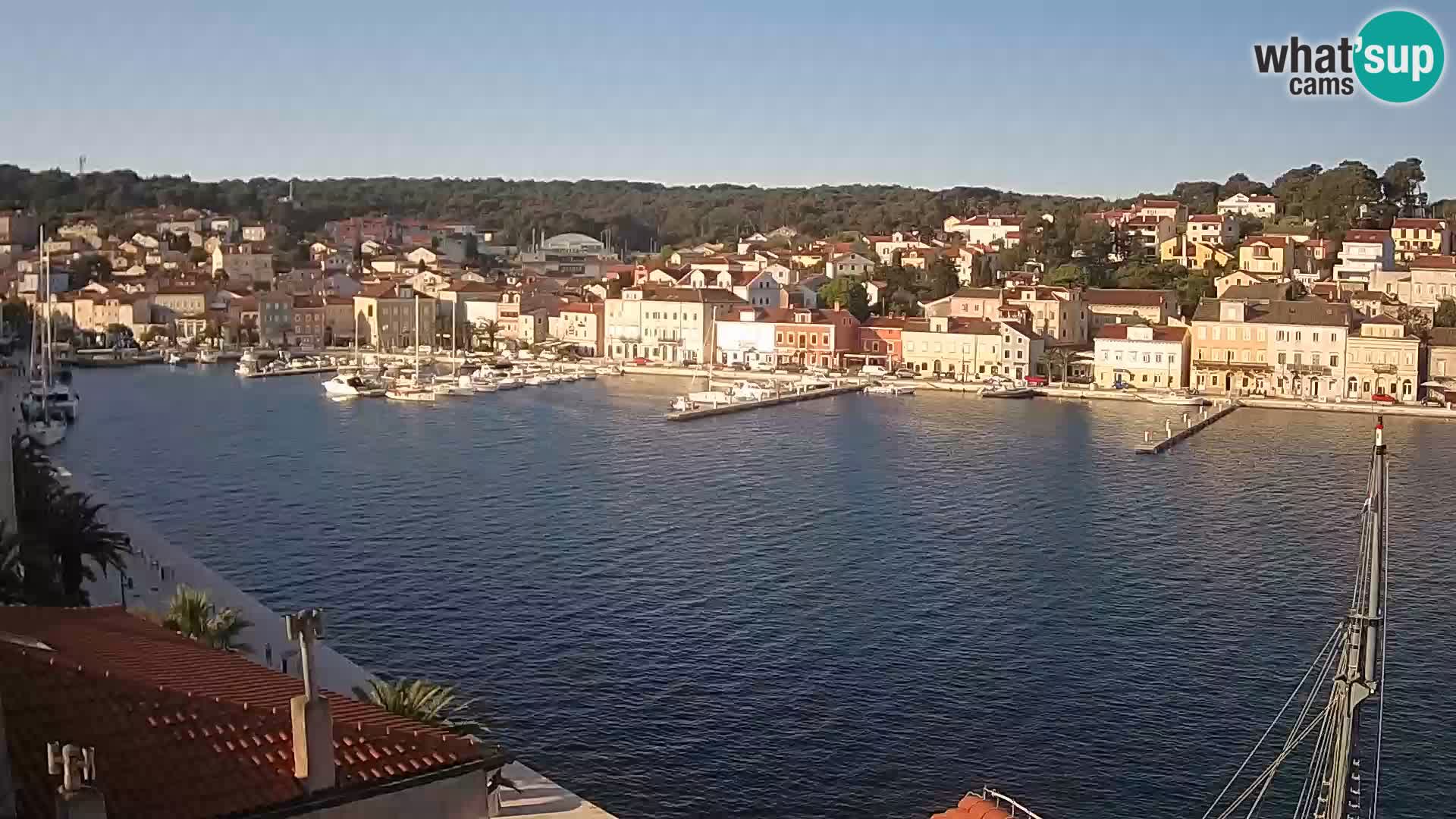 Webcam Live Mali Lošinj – Riva Lošinjskih kapetana