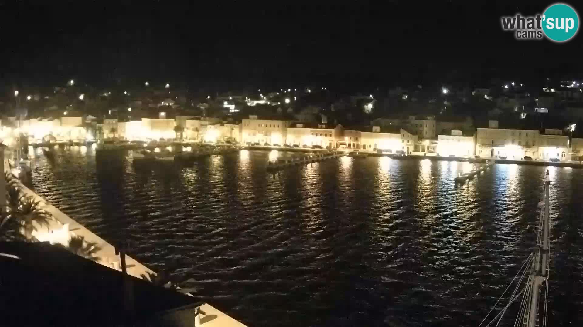 Spletna kamera Mali Lošinj Riva Lošinjskih kapitanov