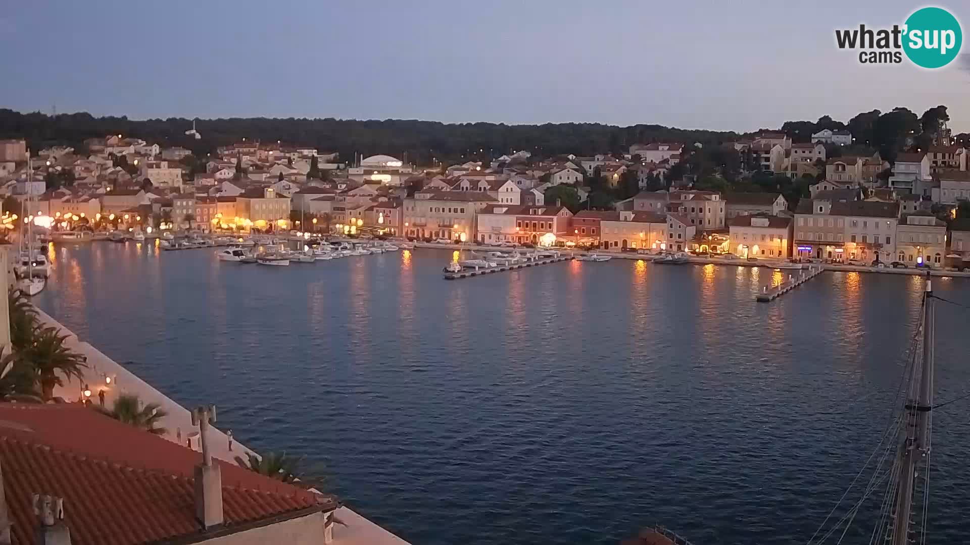 Webkamera Mali Lošinj Riva Lošinjskih kapetana