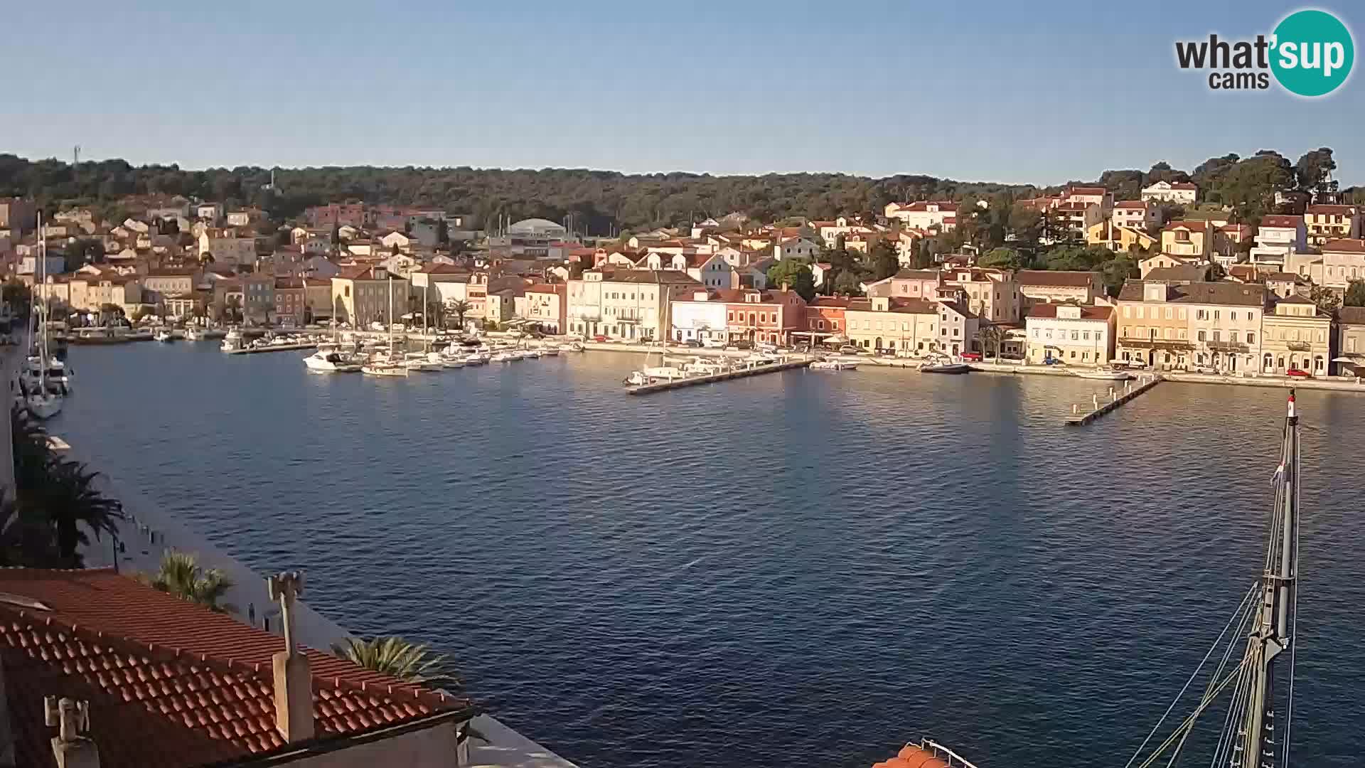 Webkamera Mali Lošinj Riva Lošinjskih kapetana