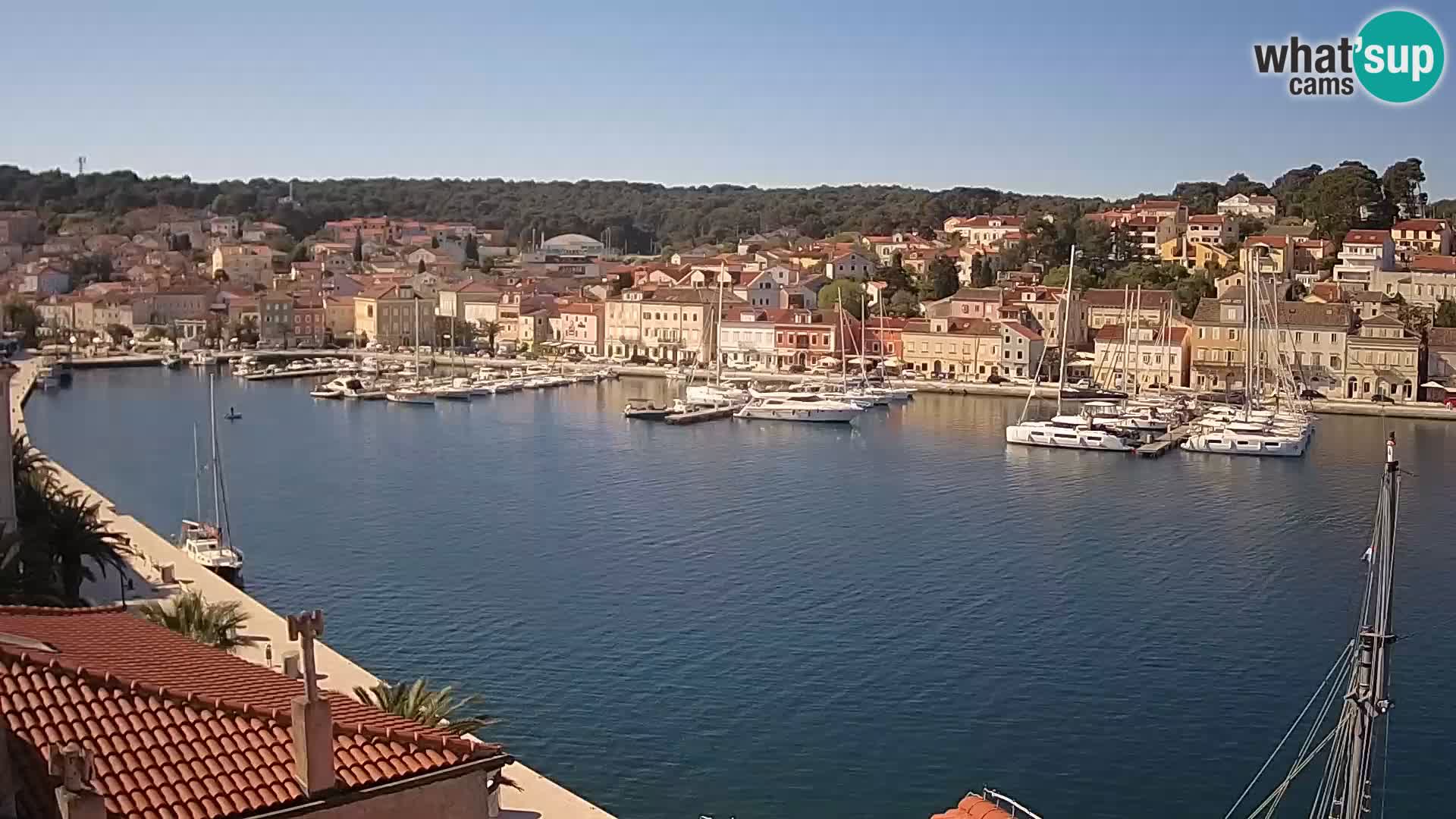 Spletna kamera Mali Lošinj Riva Lošinjskih kapitanov