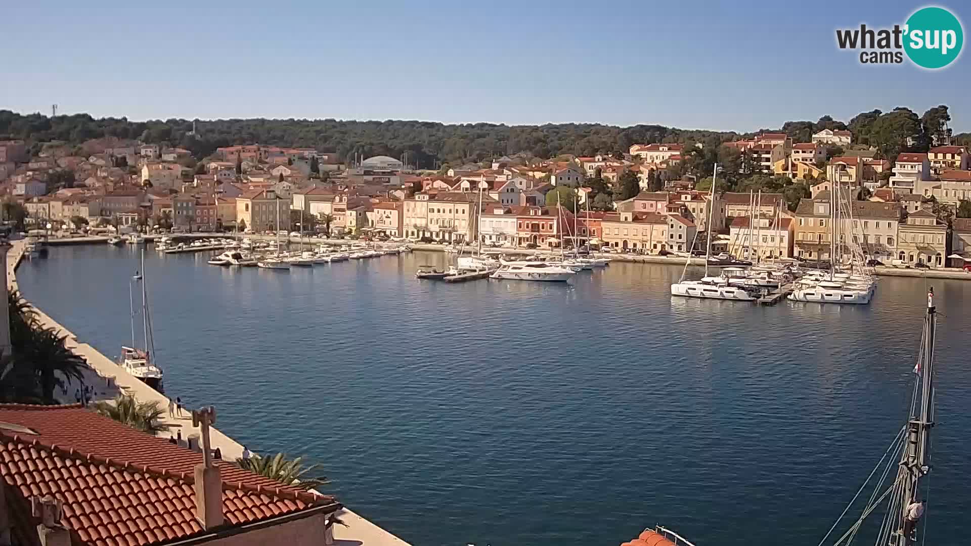 Webcam Live Mali Lošinj – Riva Lošinjskih kapetana
