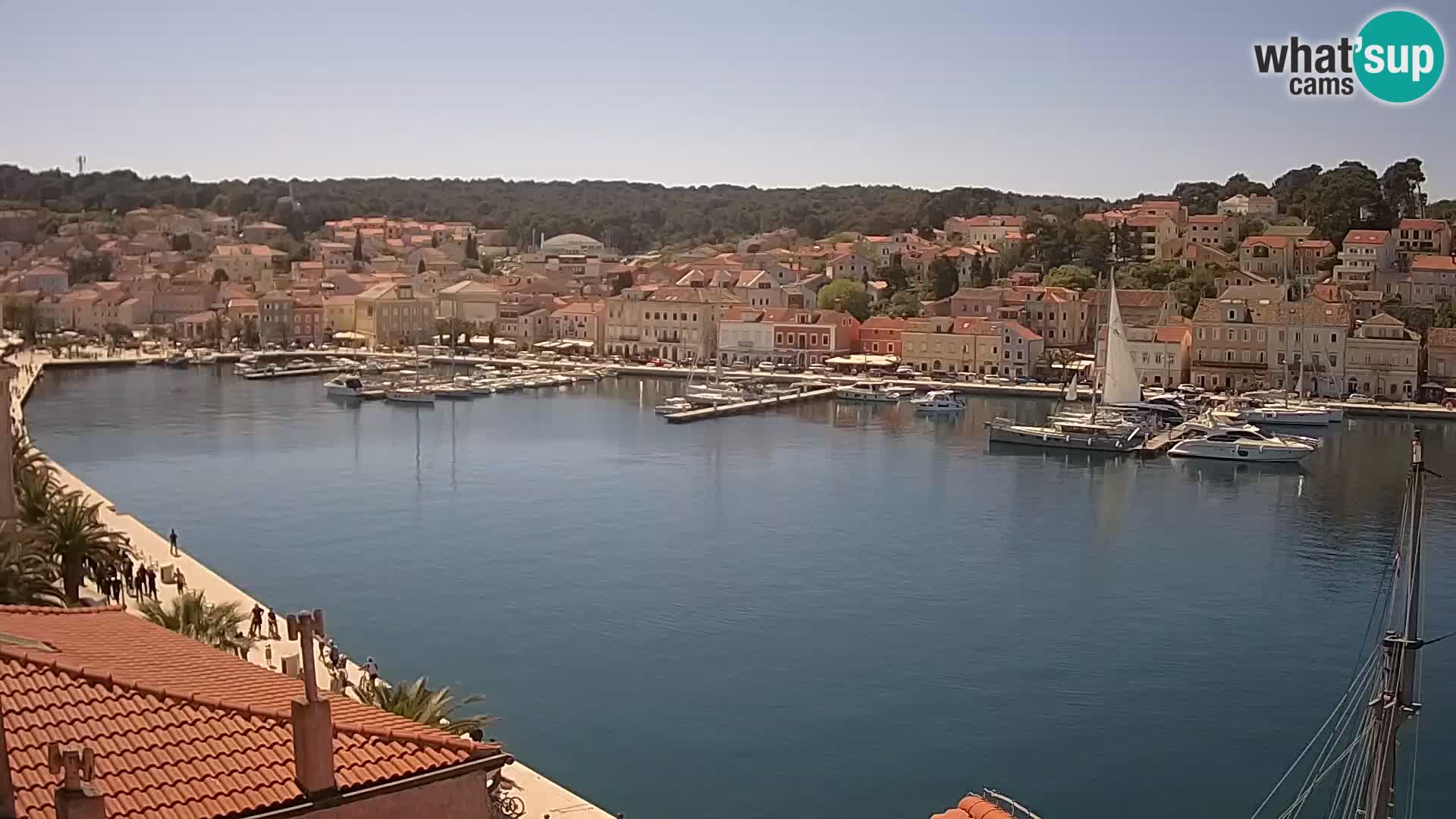 Webcam Live Mali Lošinj – Riva Lošinjskih kapetana