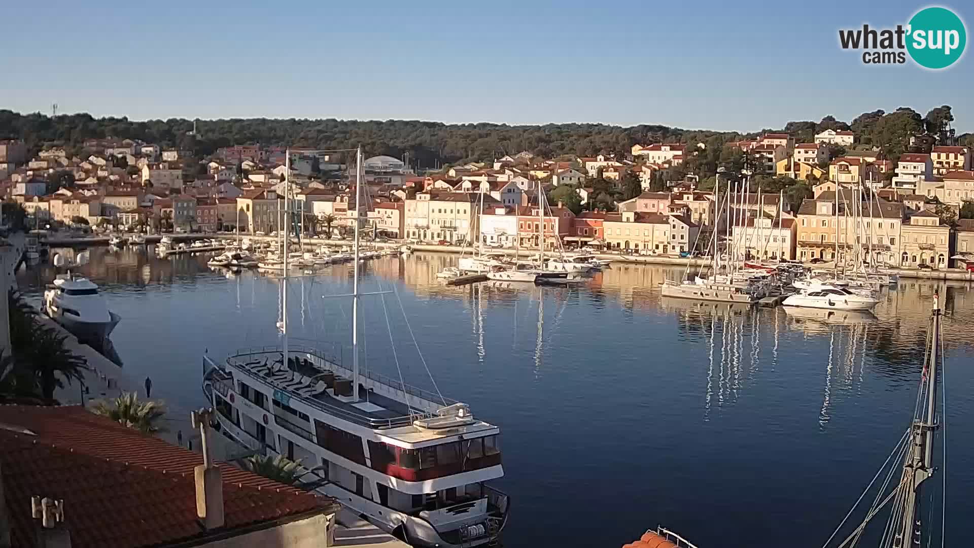 Webcam live – Lussinpiccolo – Riva dei capitani di Lussinpiccolo