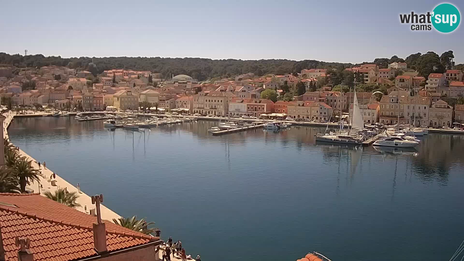 Webcam live – Lussinpiccolo – Riva dei capitani di Lussinpiccolo