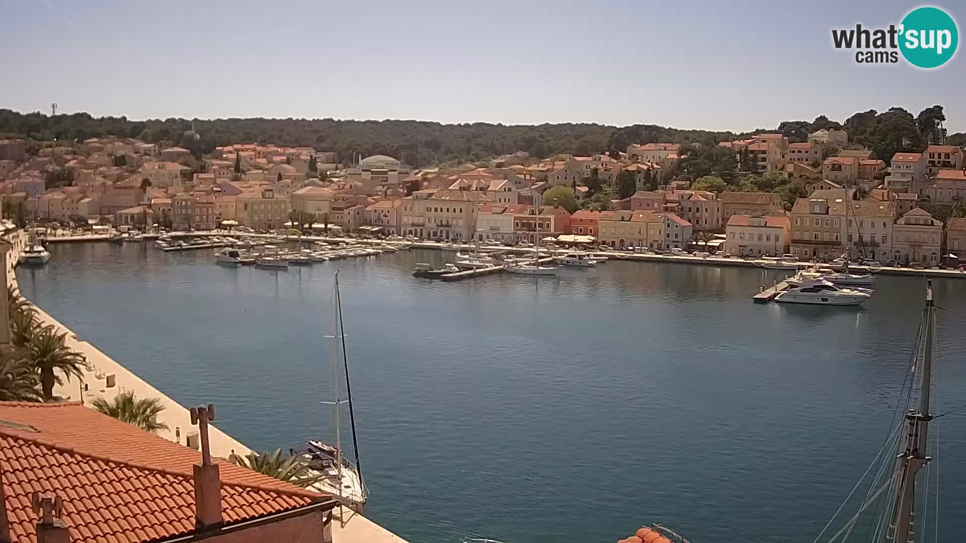 Spletna kamera Mali Lošinj Riva Lošinjskih kapitanov