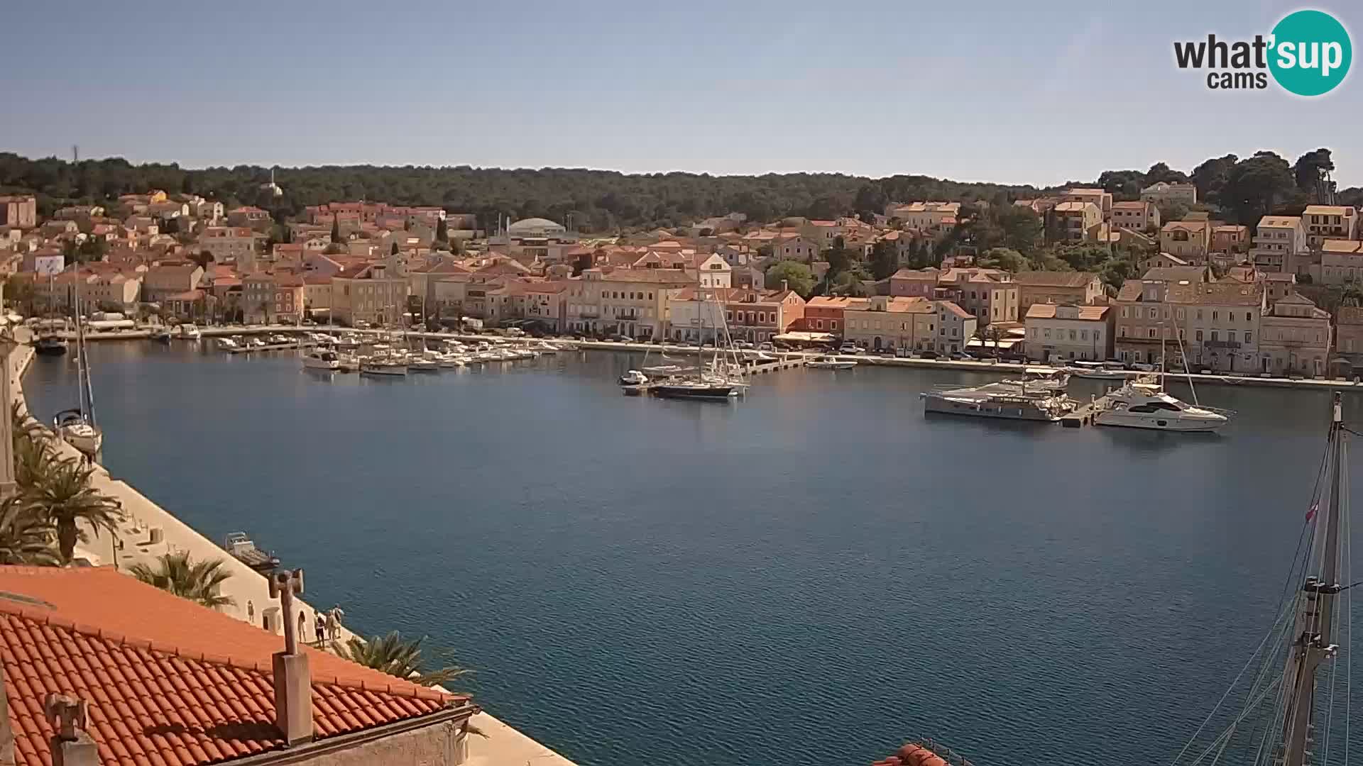 Webkamera Mali Lošinj Riva Lošinjskih kapetana