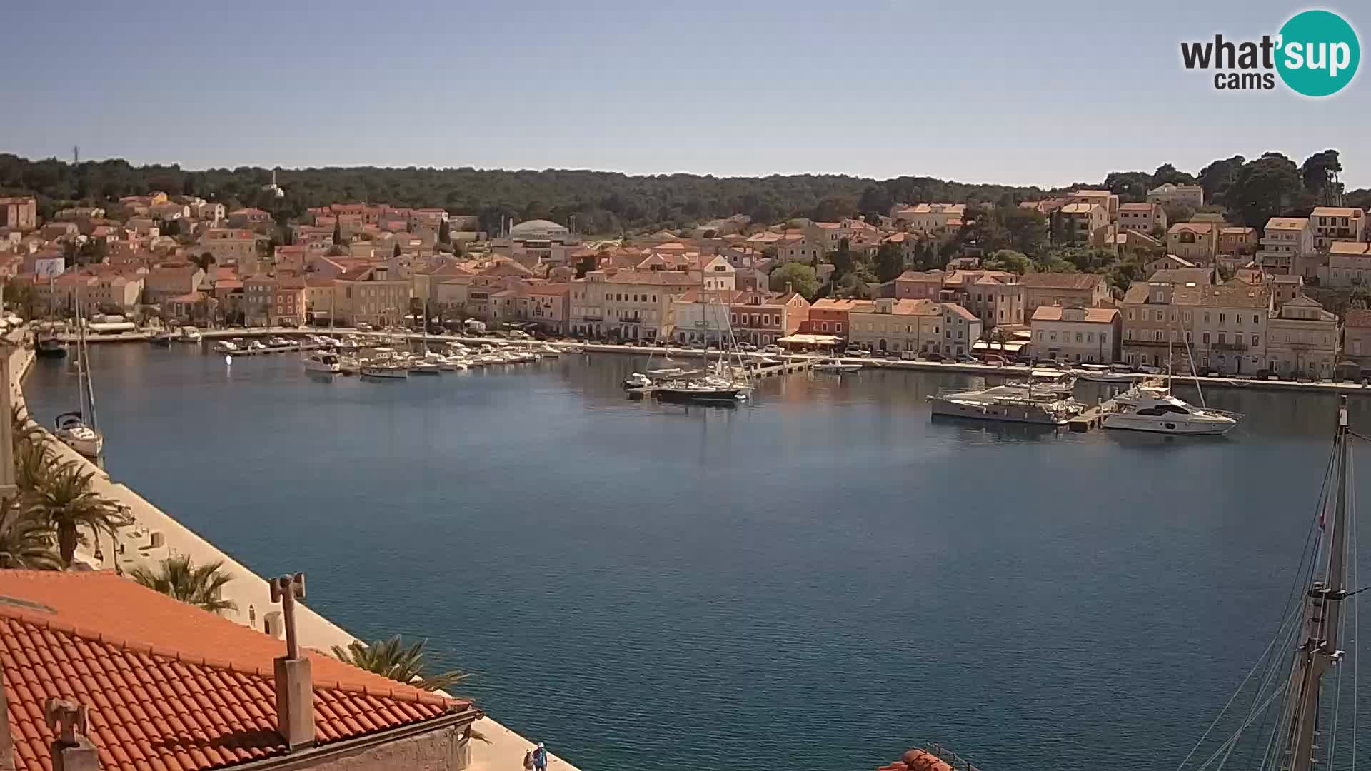 Webkamera Mali Lošinj Riva Lošinjskih kapetana