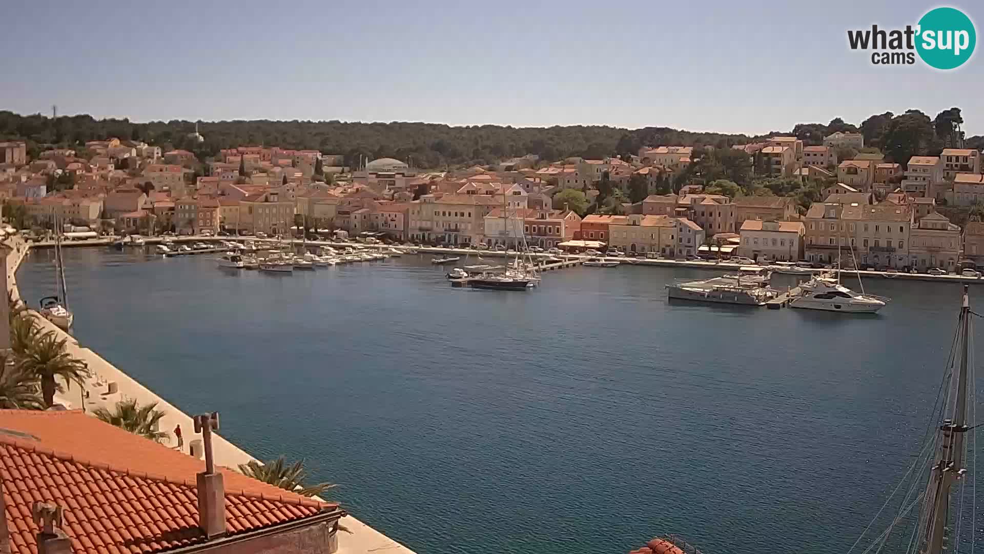 Webcam Mali Lošinj Riva Lošinjskih kapetana
