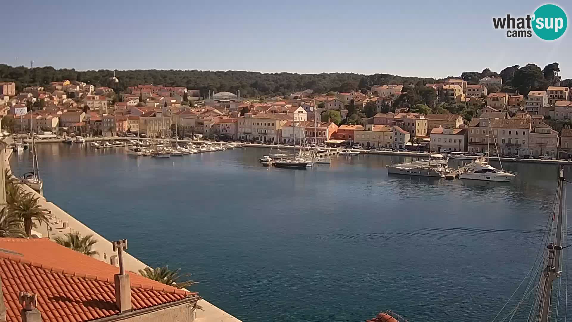Webkamera Mali Lošinj Riva Lošinjskih kapetana