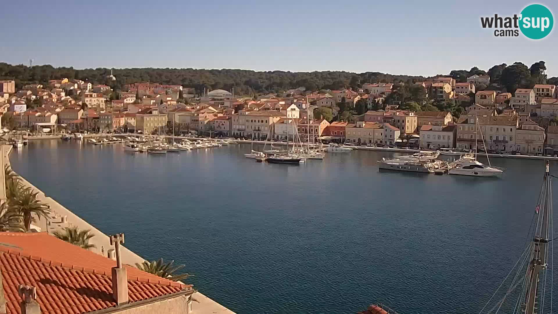Webcam live – Lussinpiccolo – Riva dei capitani di Lussinpiccolo