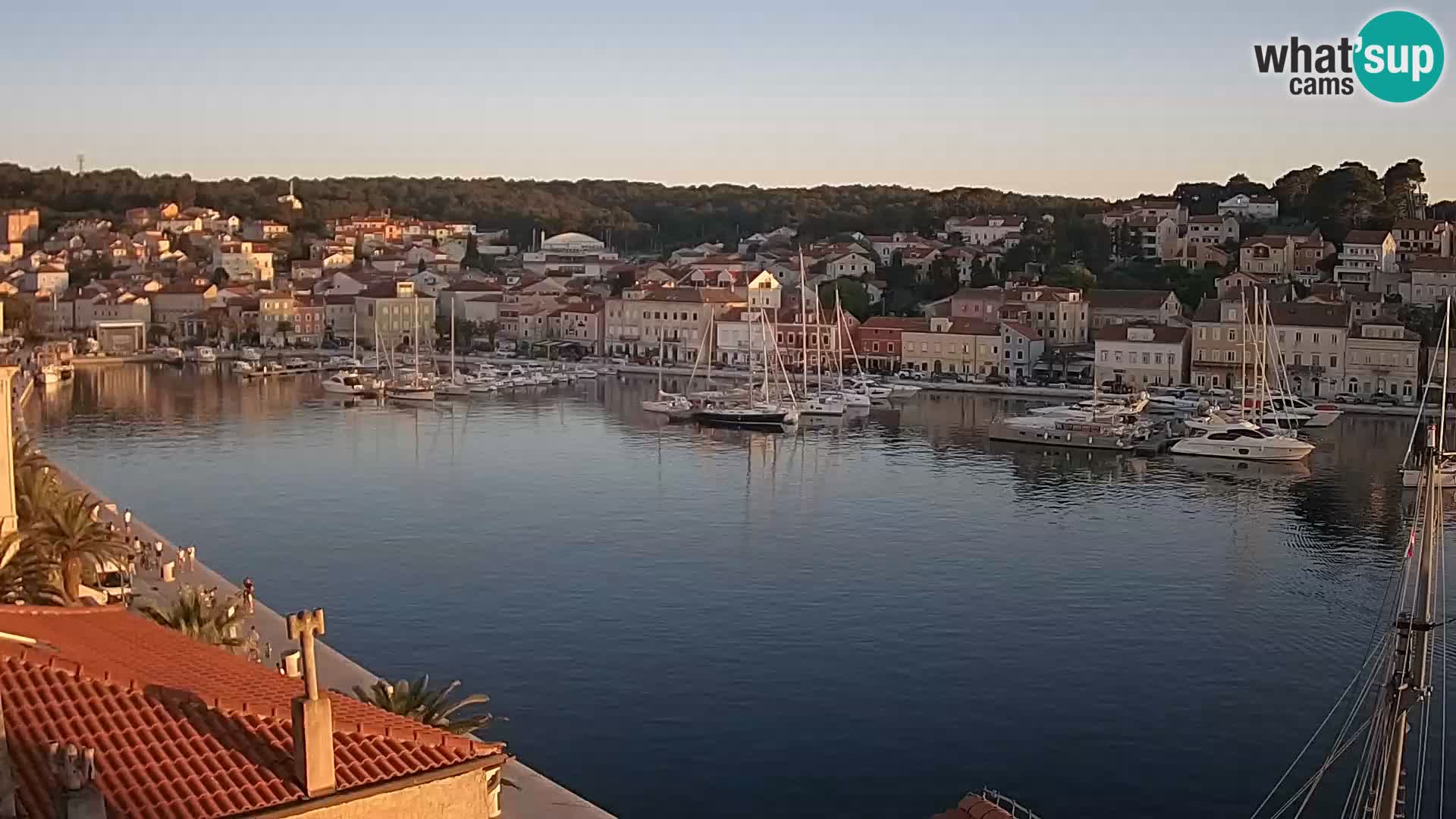Webkamera Mali Lošinj Riva Lošinjskih kapetana