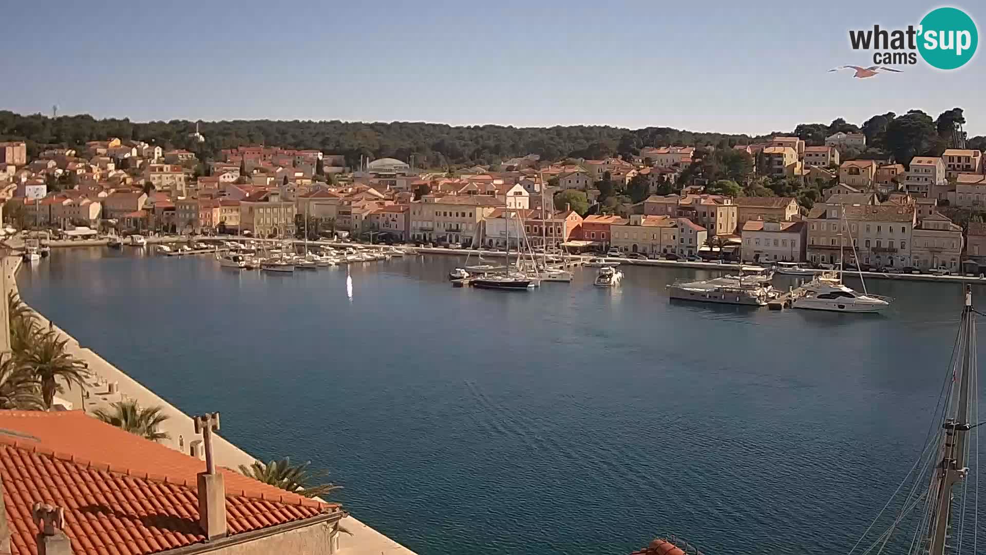 Webcam live – Lussinpiccolo – Riva dei capitani di Lussinpiccolo