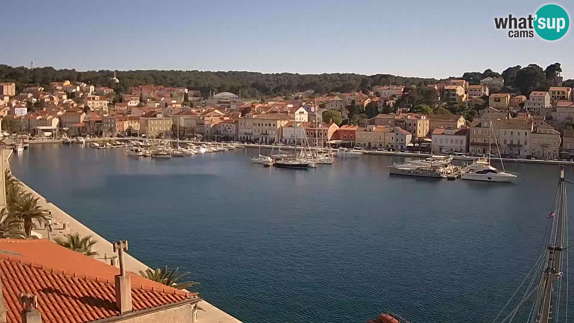Webkamera Mali Lošinj Riva Lošinjskih kapetana