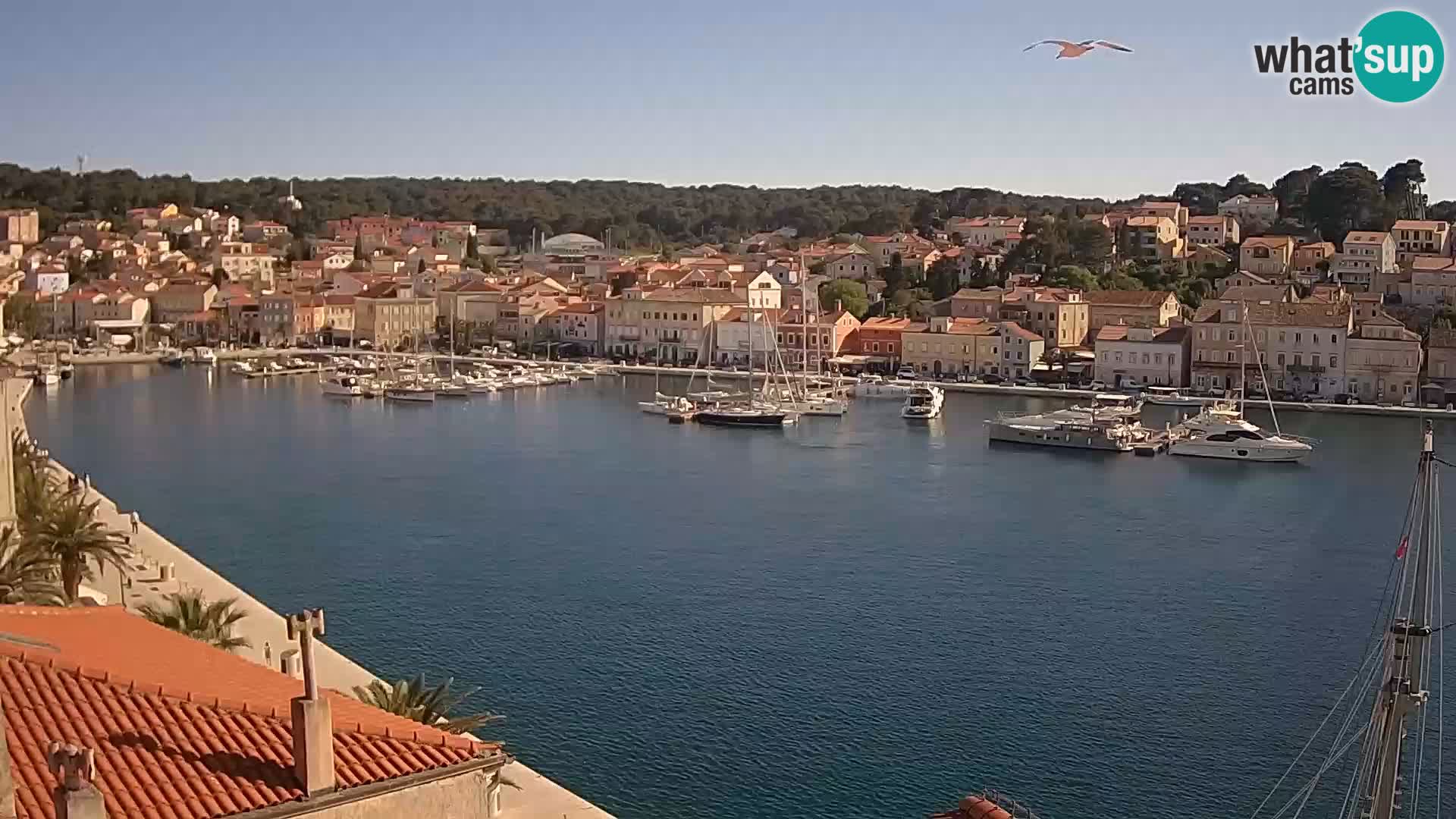 Webkamera Mali Lošinj Riva Lošinjskih kapetana