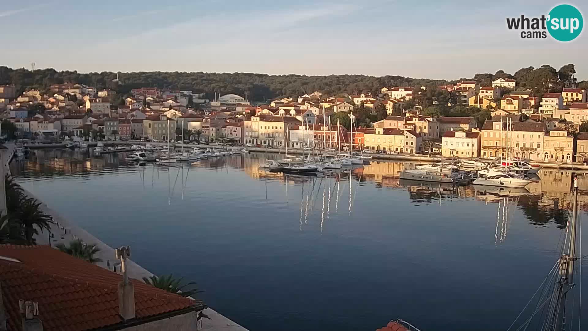 Webcam live – Lussinpiccolo – Riva dei capitani di Lussinpiccolo