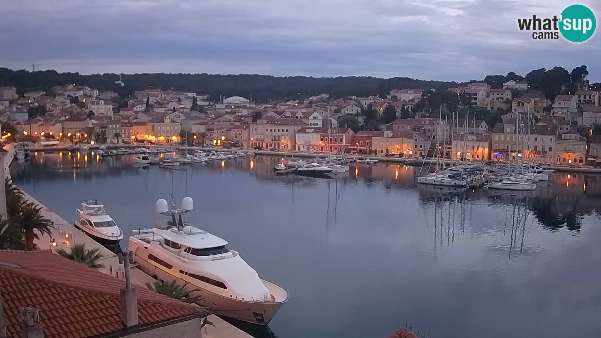 Webcam live – Lussinpiccolo – Riva dei capitani di Lussinpiccolo