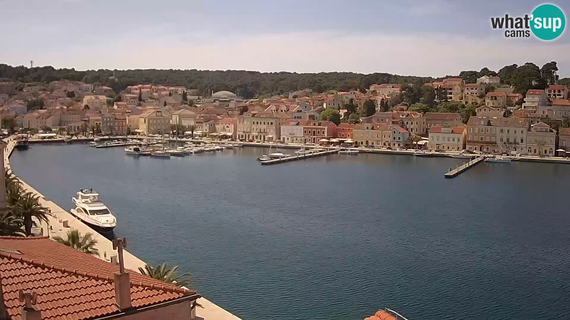 Spletna kamera Mali Lošinj Riva Lošinjskih kapitanov