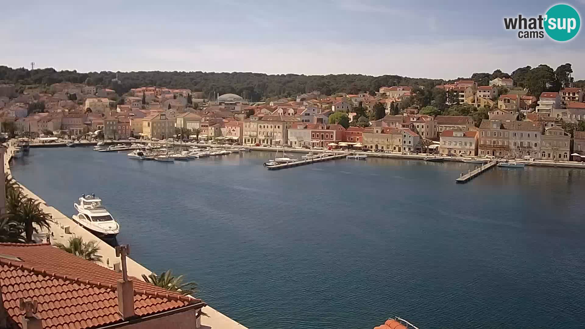 Webkamera u živo – Mali Lošinj – Riva Lošinjskih kapetana