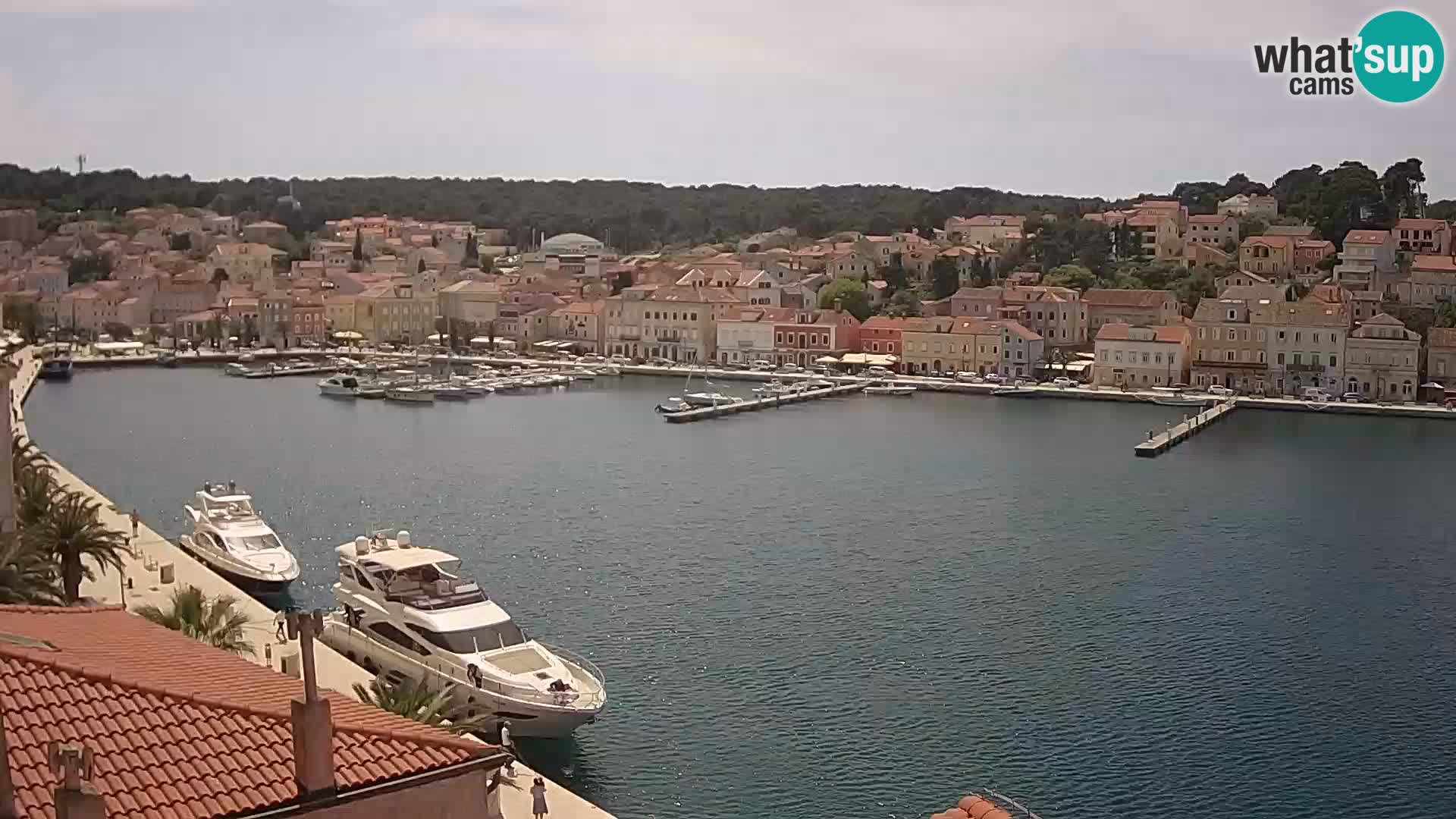 Spletna kamera Mali Lošinj Riva Lošinjskih kapitanov