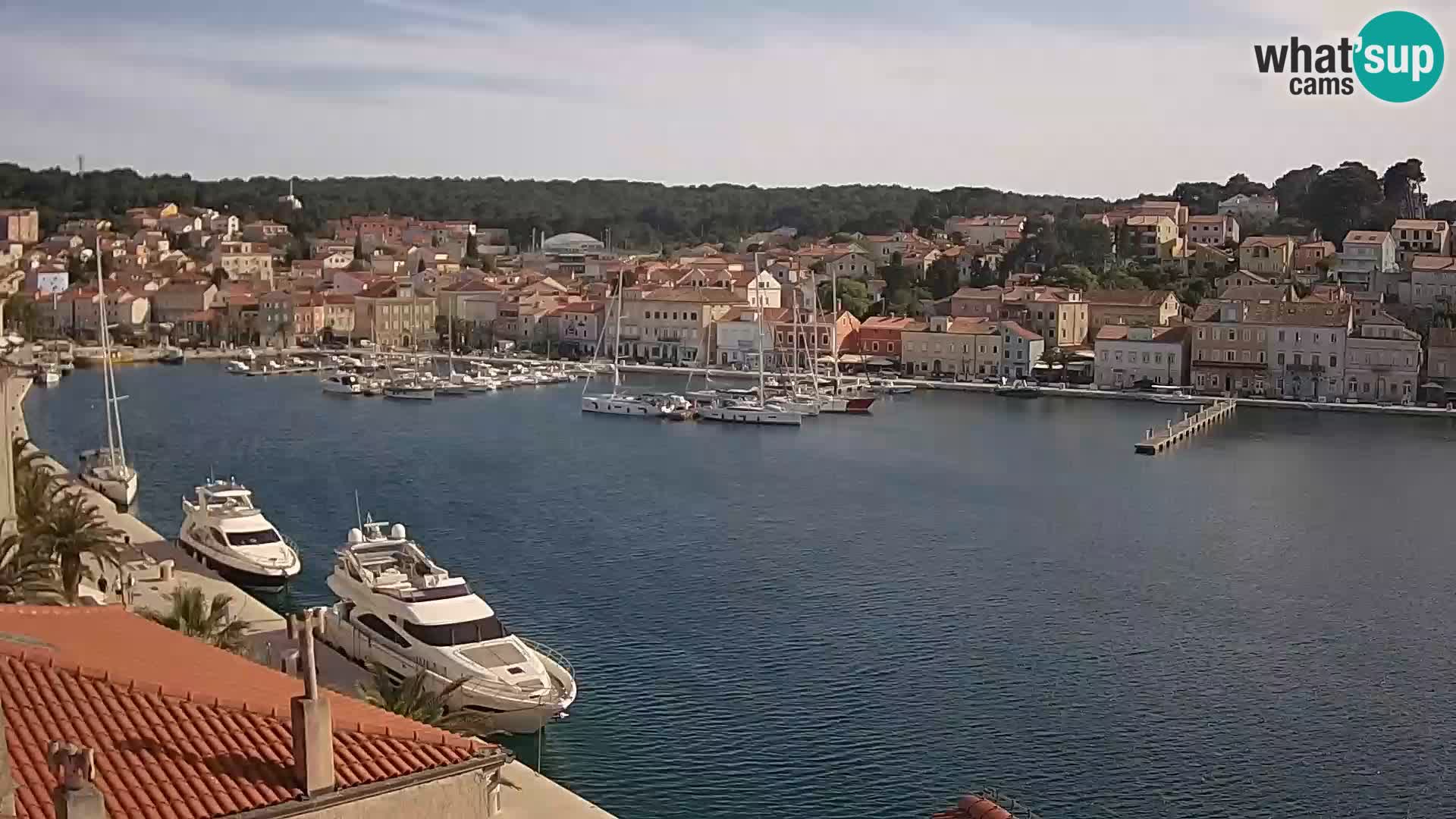 Webcam live – Lussinpiccolo – Riva dei capitani di Lussinpiccolo