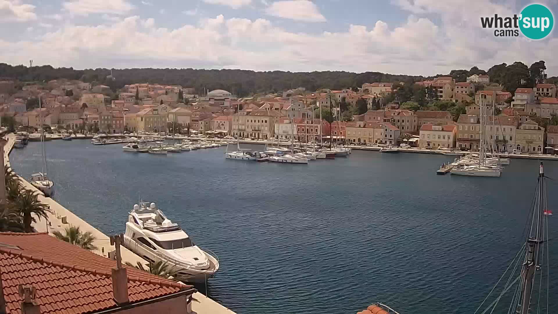 Webcam live – Lussinpiccolo – Riva dei capitani di Lussinpiccolo