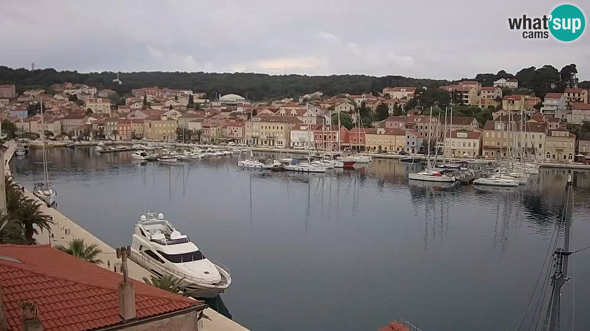 Spletna kamera Mali Lošinj Riva Lošinjskih kapitanov