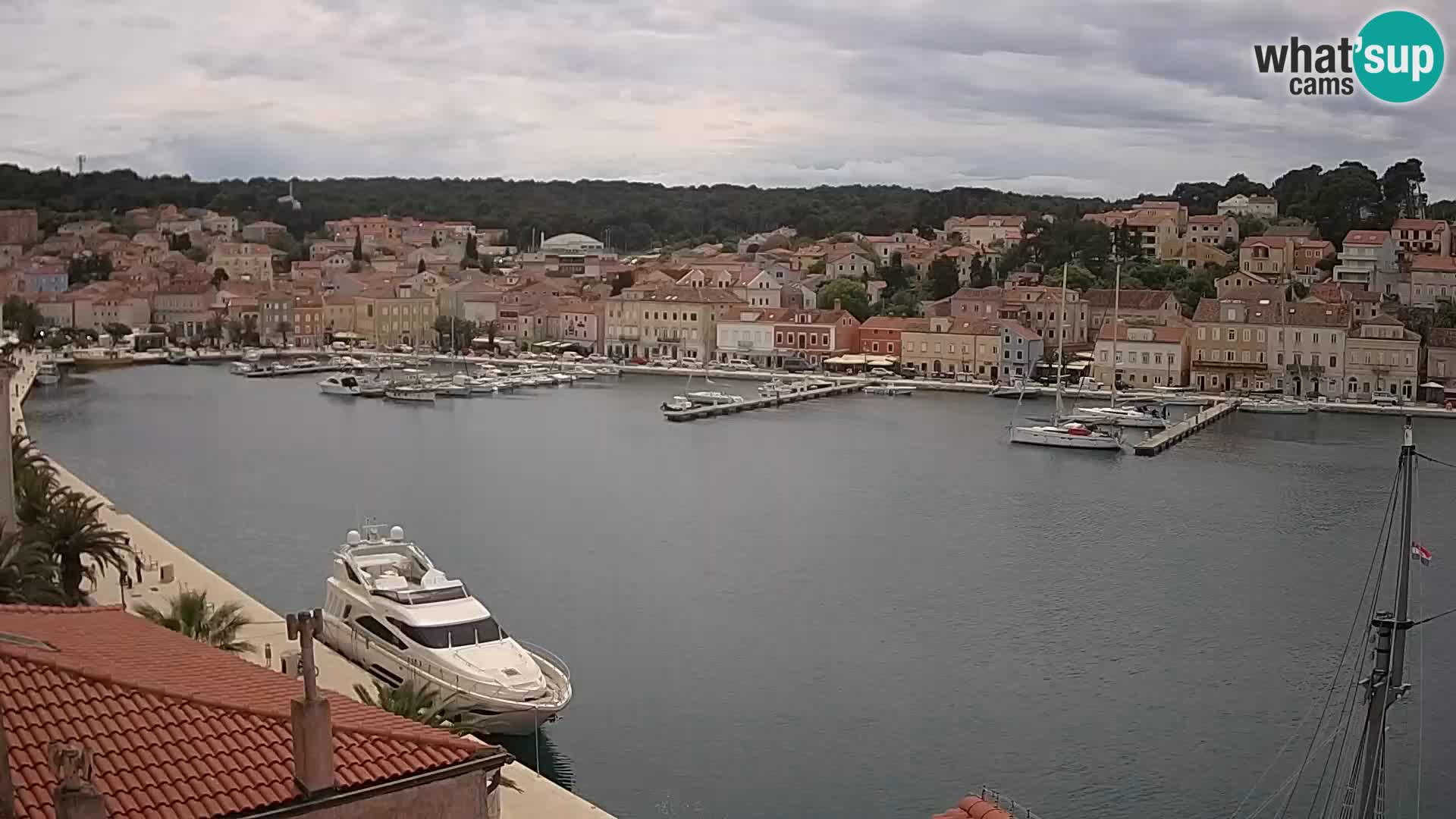 Spletna kamera Mali Lošinj Riva Lošinjskih kapitanov