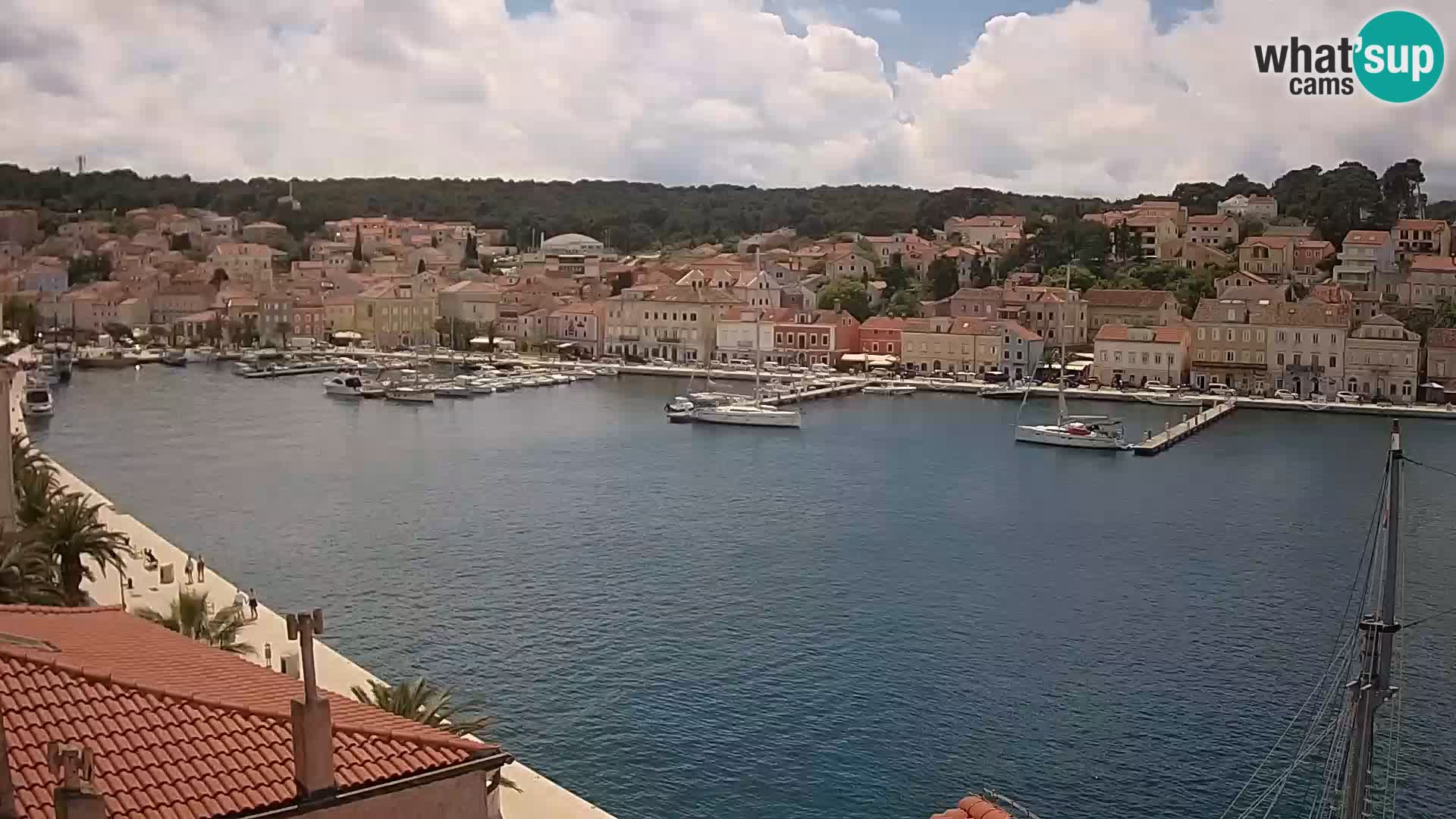 Webkamera u živo – Mali Lošinj – Riva Lošinjskih kapetana