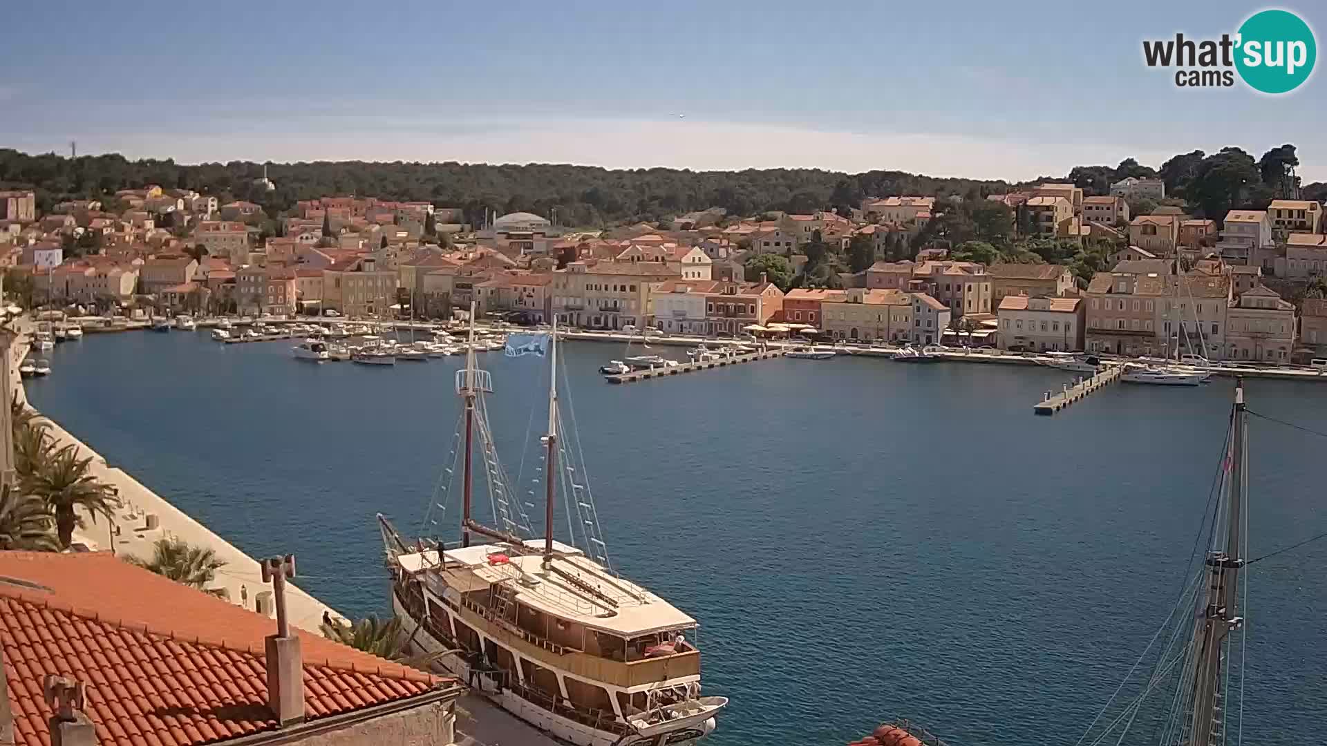 Webkamera Mali Lošinj Riva Lošinjskih kapetana