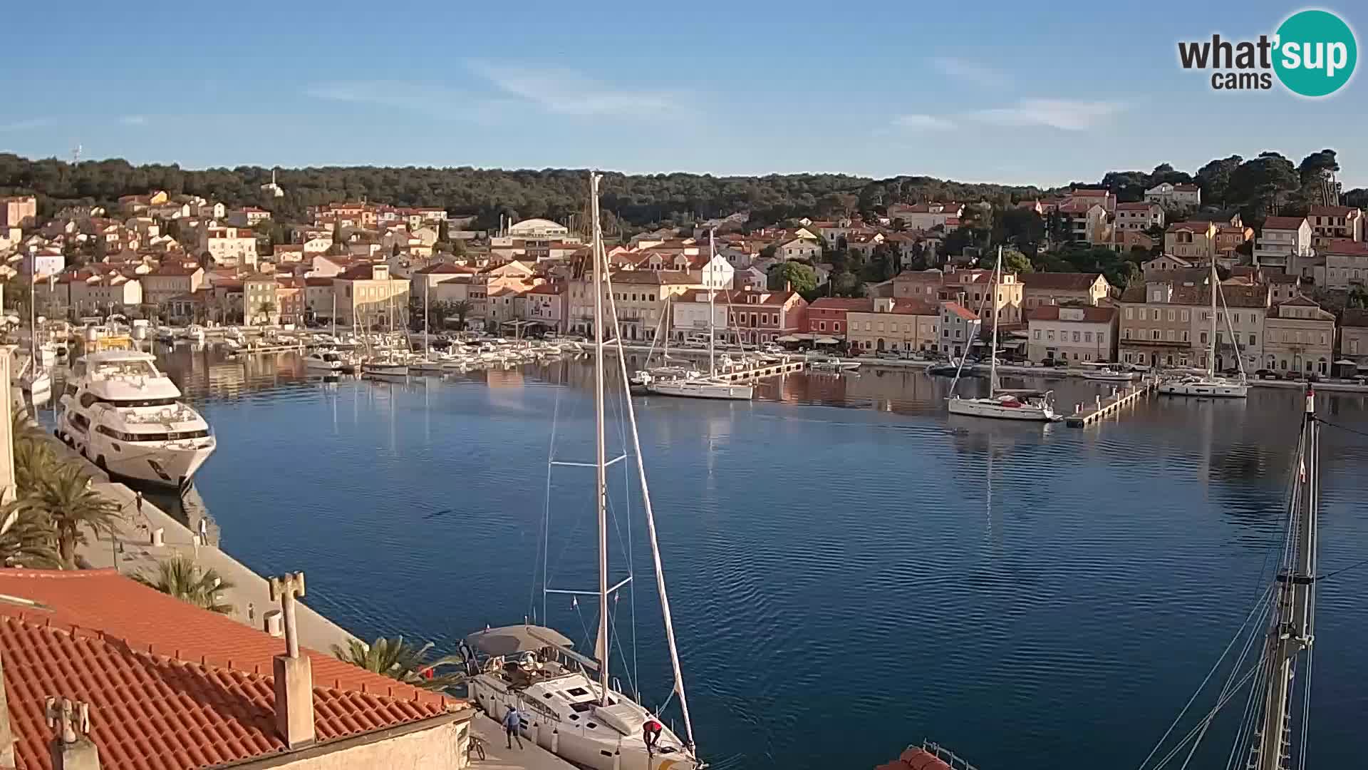 Spletna kamera – Mali Lošinj – Riva Lošinjskih kapitanov