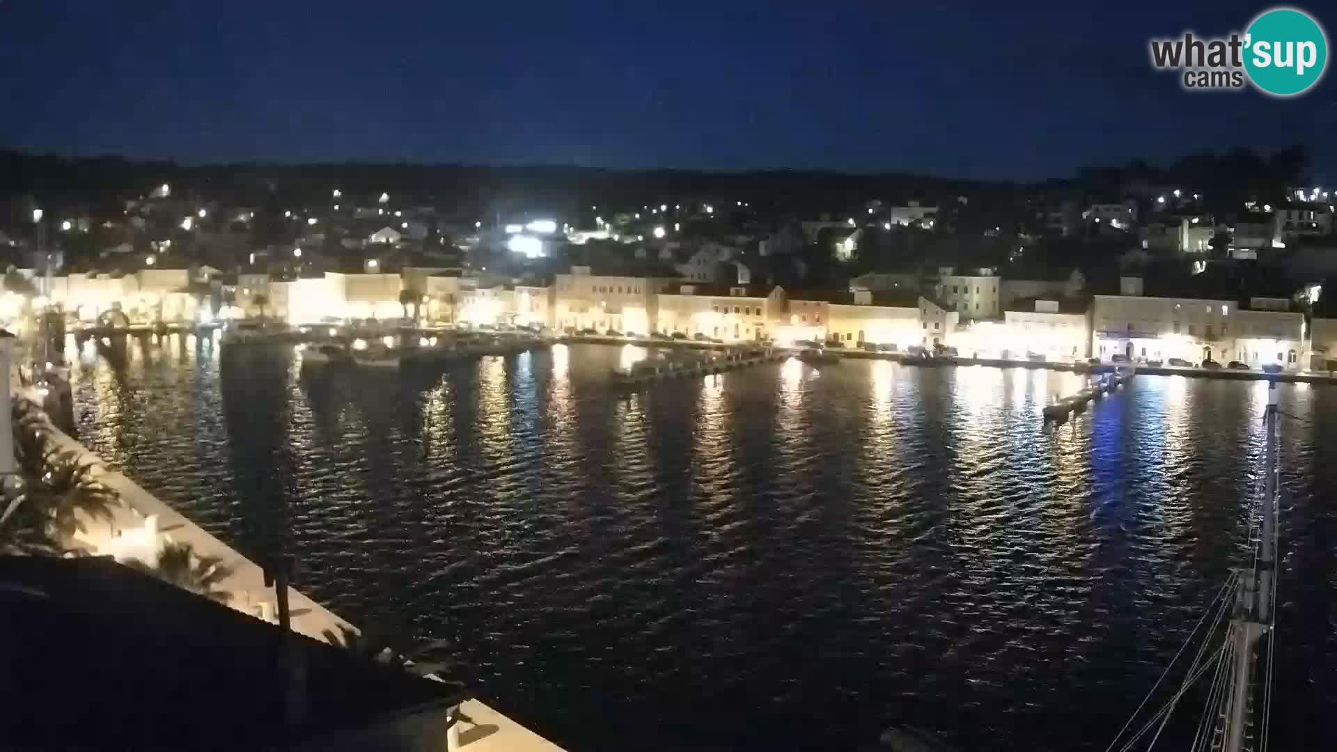 Spletna kamera Mali Lošinj Riva Lošinjskih kapitanov