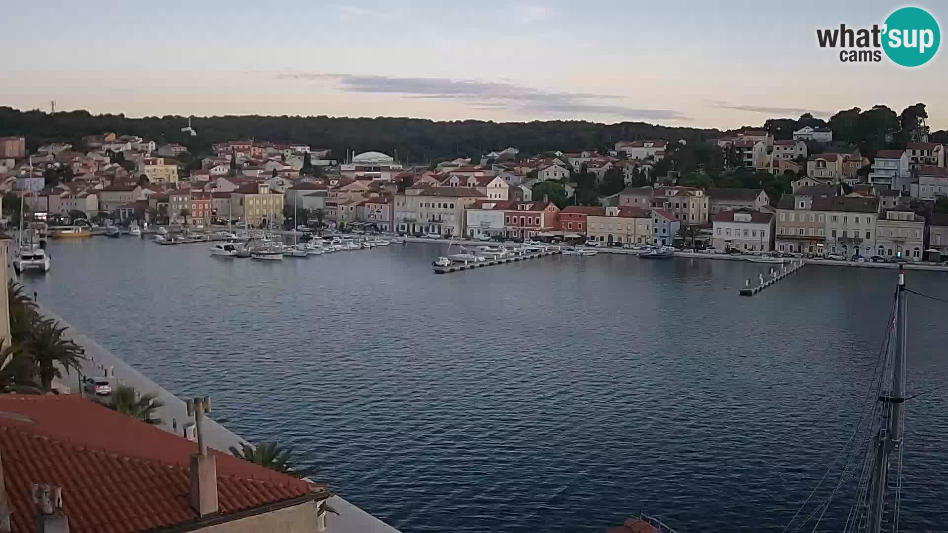 Webcam live – Lussinpiccolo – Riva dei capitani di Lussinpiccolo