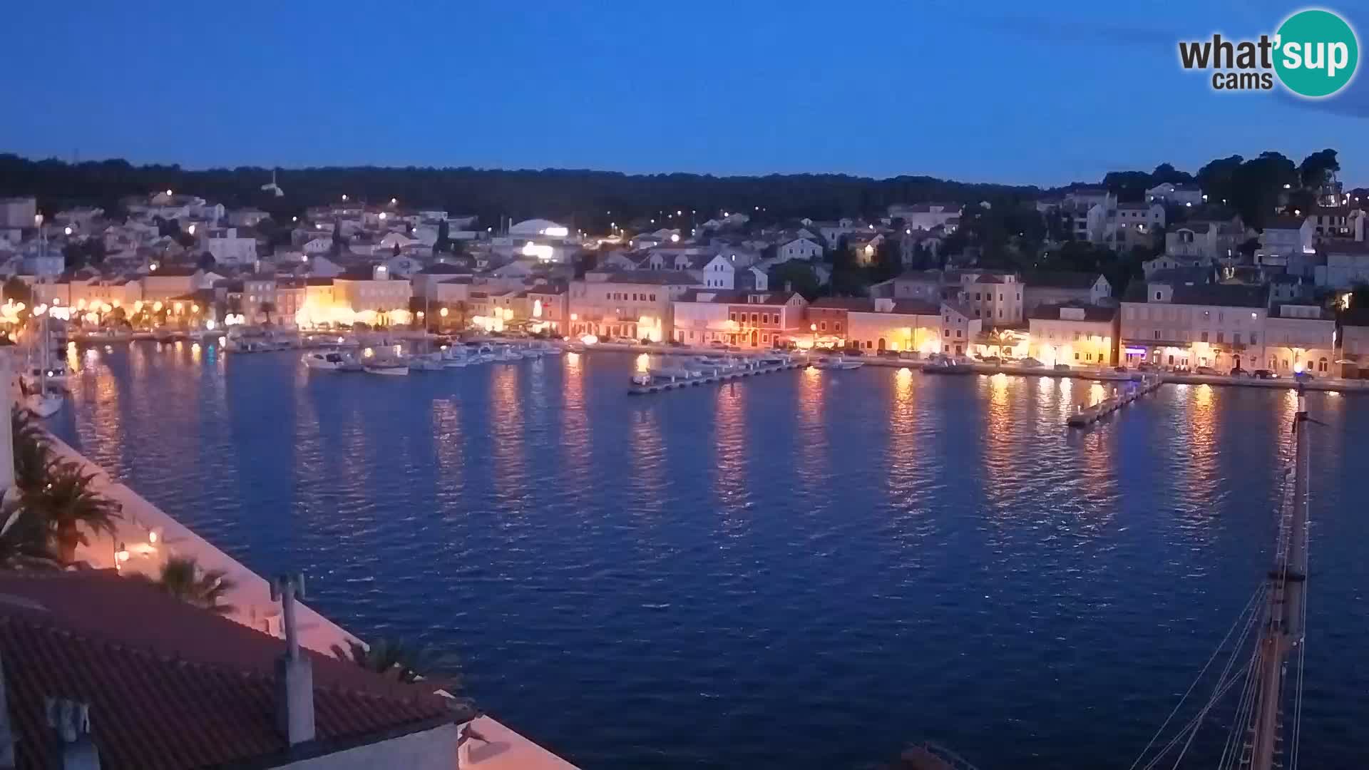 Webkamera Mali Lošinj Riva Lošinjskih kapetana