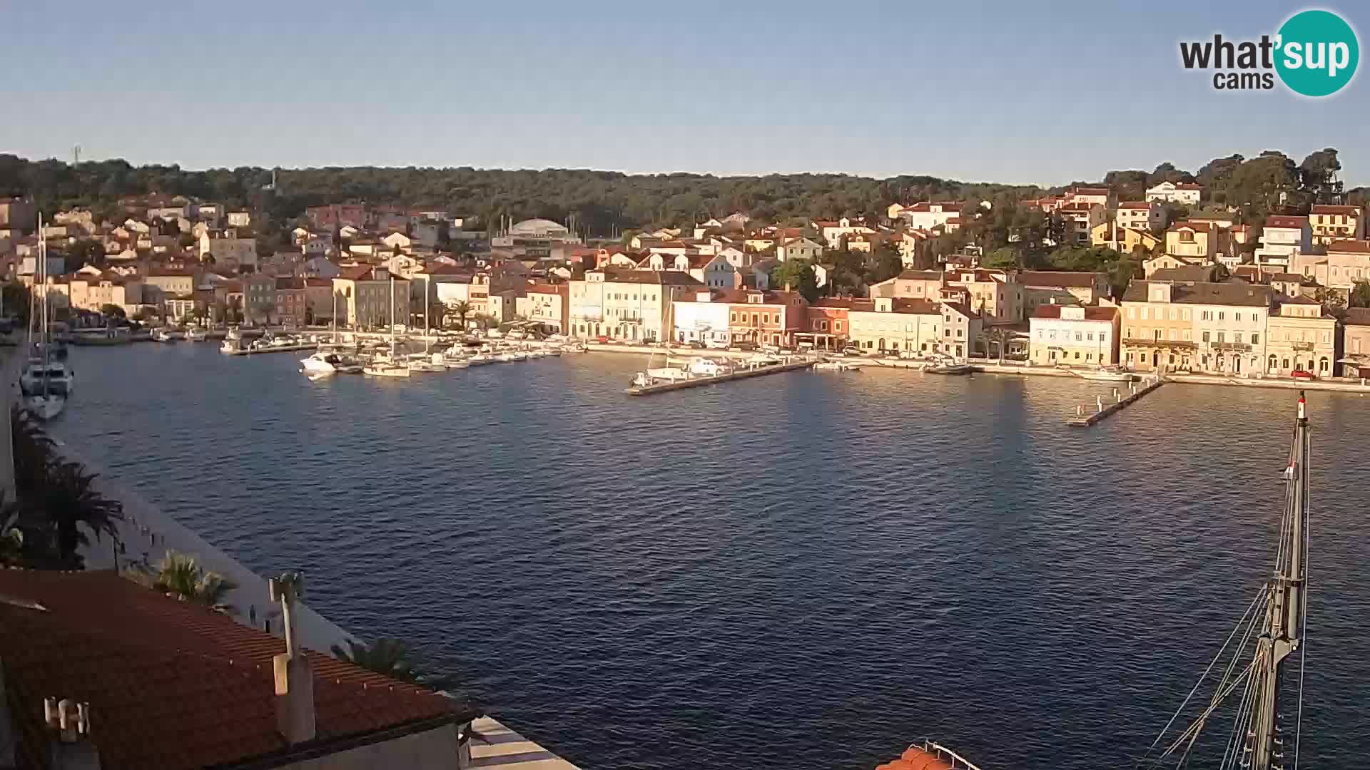 Webcam Live Mali Lošinj – Riva Lošinjskih kapetana